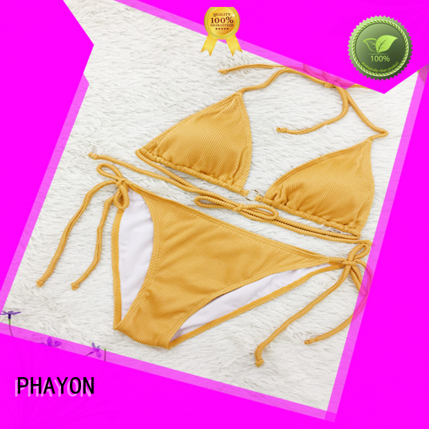 PHAYON letters print bathing suit dress company for beach