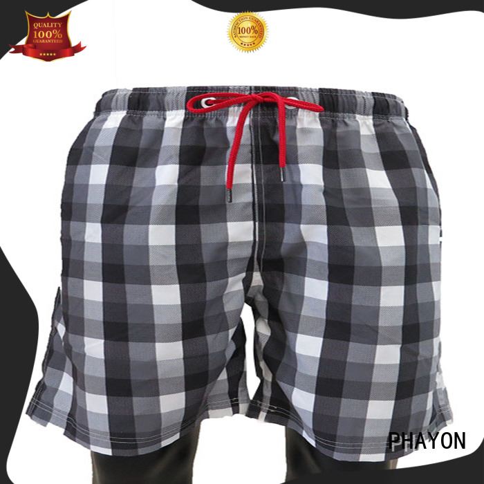 PHAYON beach shorts with waist elastic design for swimming pool