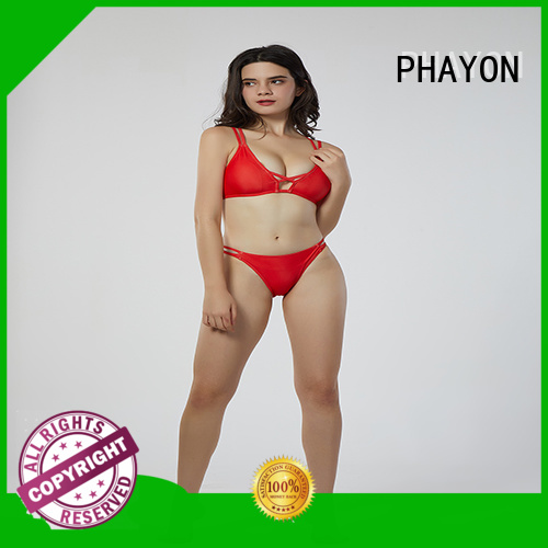 PHAYON girl swimming bikini with back hollow for swimming pool