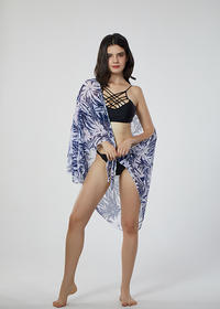 Long Chiffon bathing suit Beach Cover Up,Kaftan Dress,Beachwear,Swimwear