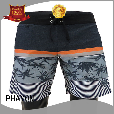 PHAYON quick dry mens board shorts supplier for swimming pool