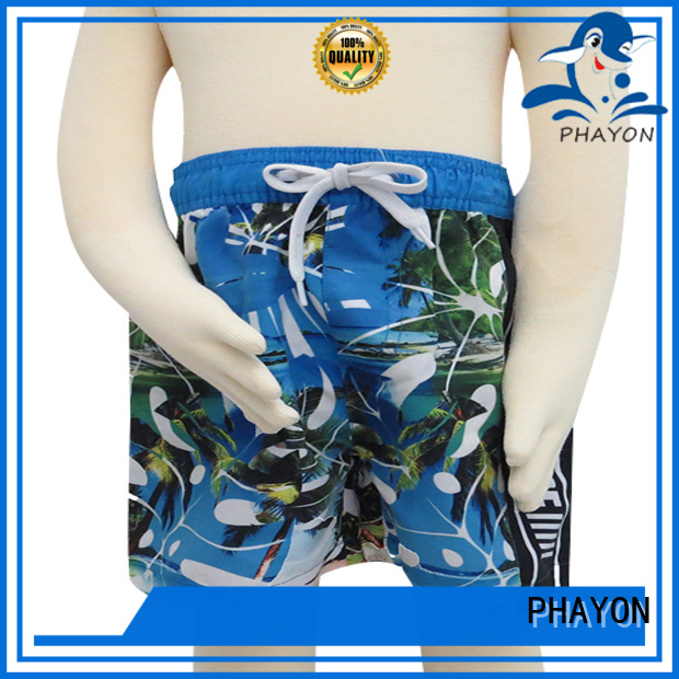 printed boys clothing with customized service for swimming pool