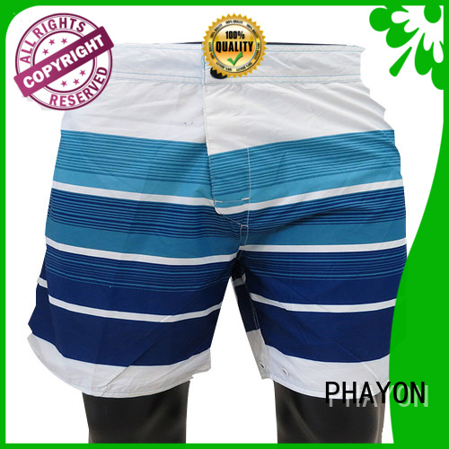 PHAYON solid mens boardshorts sale factory for beach