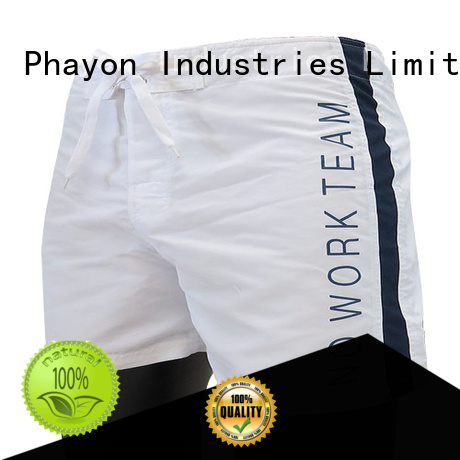 PHAYON beach shorts for guys supplier for swimming pool