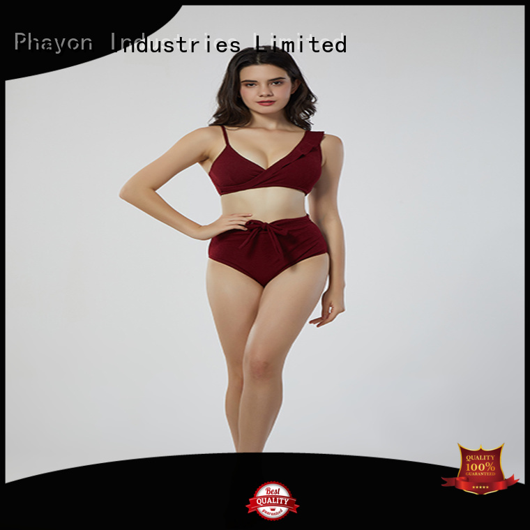 PHAYON v neck ladies bikini supplier for beach