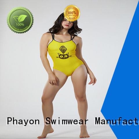 PHAYON boutique bathing suits with back hollow for beach