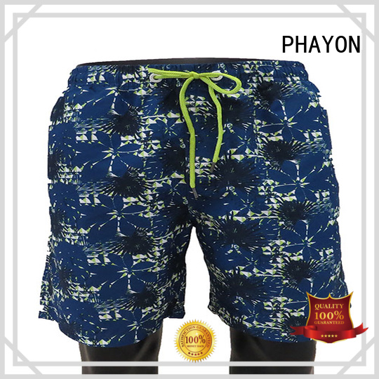 Print man beach Shorts with waist elastic design