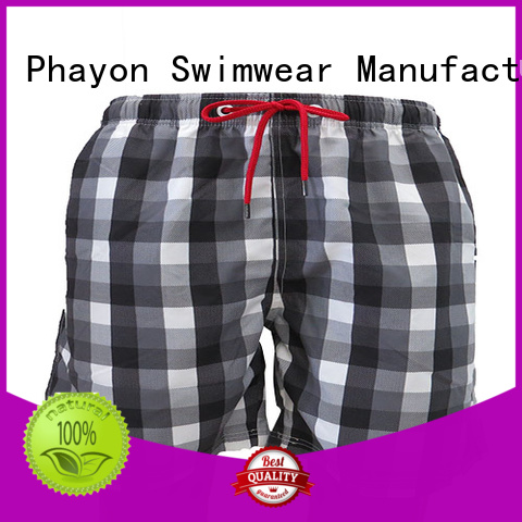 PHAYON sports beach shorts for guys surf beachwear for holiday