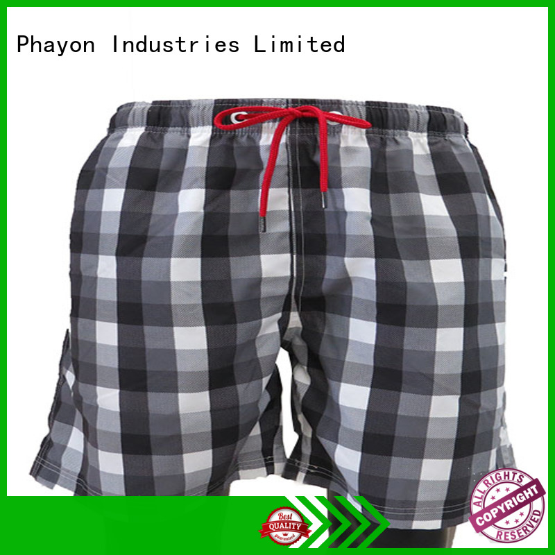 PHAYON black mens boardshorts sale manufacturer for holiday