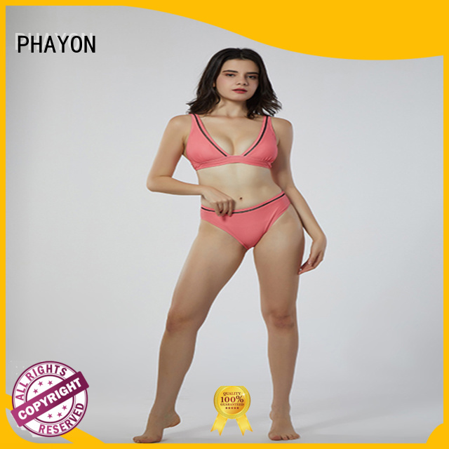 PHAYON ruched ladies tankini swimwear for beach