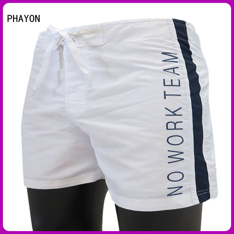 sports board shorts for men on sale with waist elastic design for holiday PHAYON