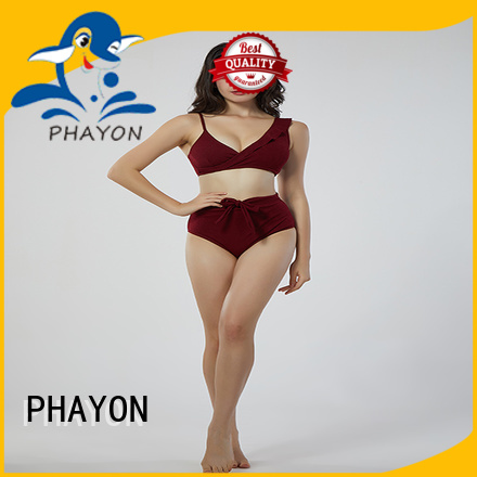 bikini bathing suits with back hollow for beach PHAYON