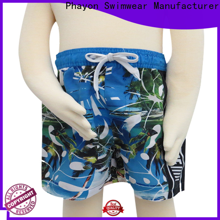 PHAYON colorful boys shorts swimwear supplier for sale