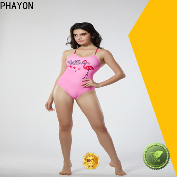 PHAYON striped surf bikinis supplier for swimming pool