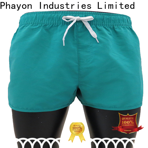 PHAYON new mens board shorts with waist elastic design for swimming pool