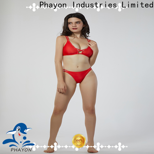 PHAYON letters print bikini wear bathing suits for holiday