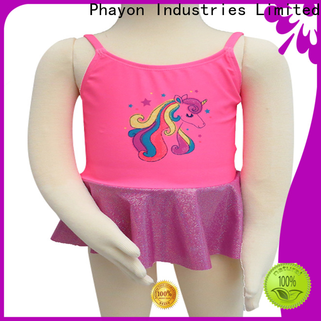 PHAYON two shoulder children swimwear company for swimming pool