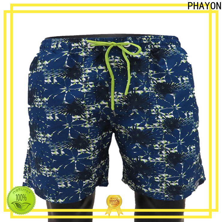 PHAYON breathable mens board shorts supplier for holiday