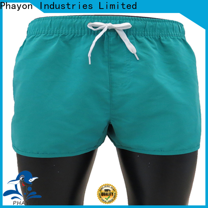 breathable beach shorts men with waist elastic design for swimming pool