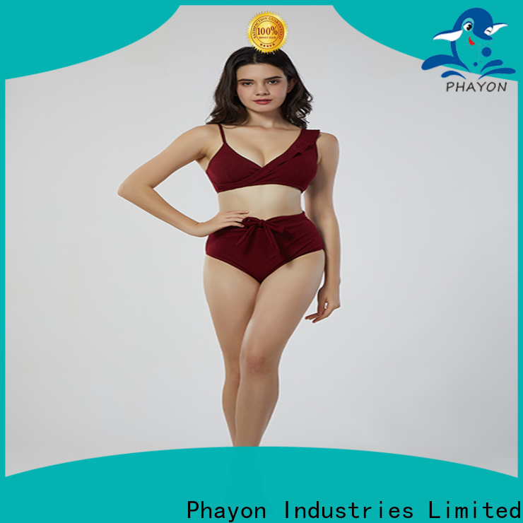 PHAYON high cut ladies swimwear sale factory for holiday