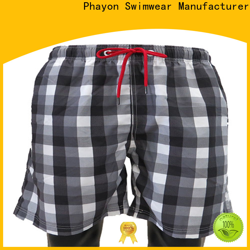 PHAYON pattern beach shorts men surf beachwear for beach