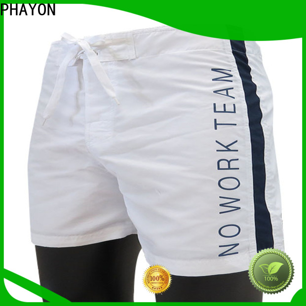 PHAYON beach shorts men with waist elastic design for swimming pool