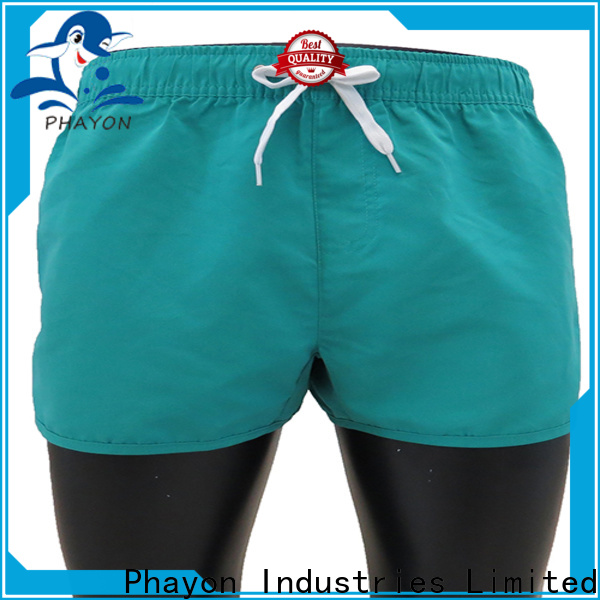 PHAYON solid beach shorts for guys surf beachwear for beach