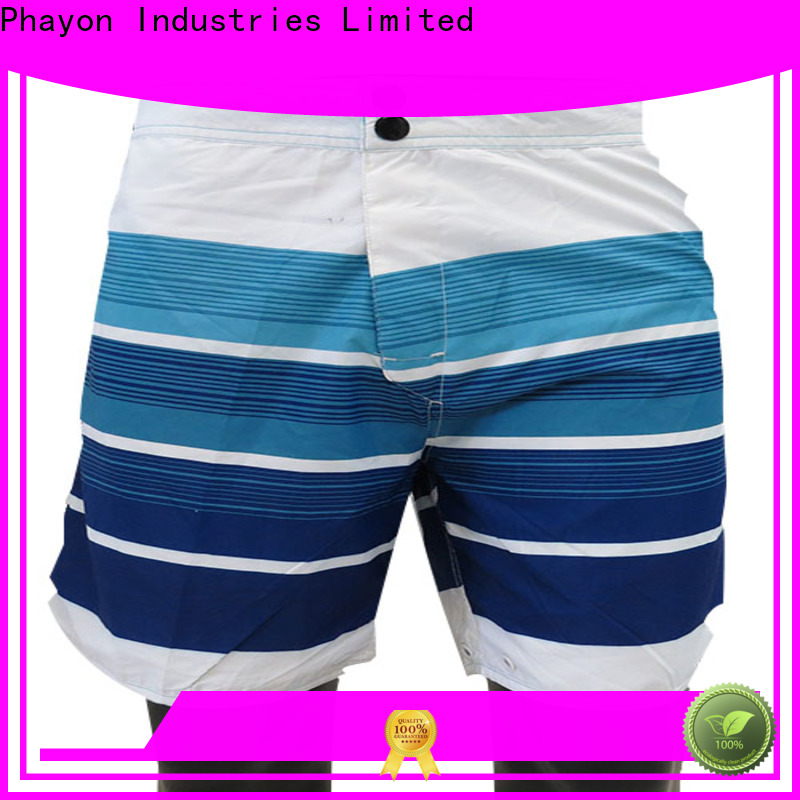 PHAYON wholesale mens board shorts surf beachwear for swimming pool