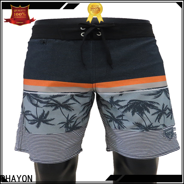 PHAYON pattern mens boardshorts sale surf beachwear for beach