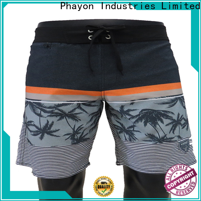 PHAYON quick dry mens boardshorts sale factory for swimming pool