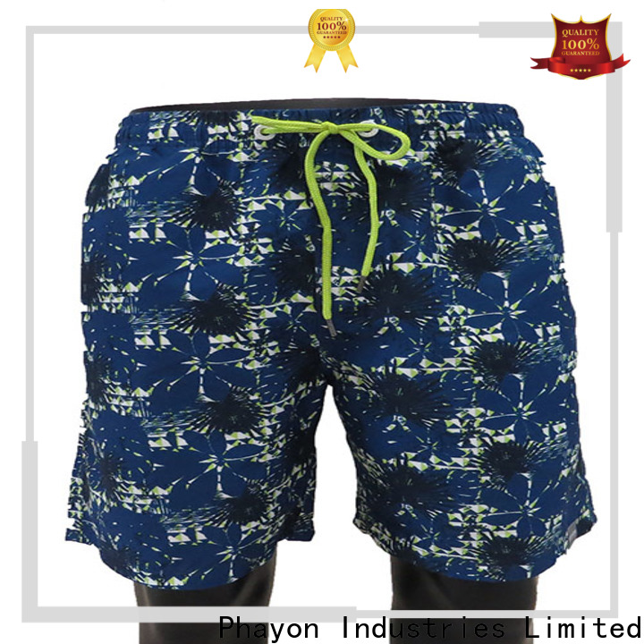 PHAYON beach shorts for guys supplier for swimming pool