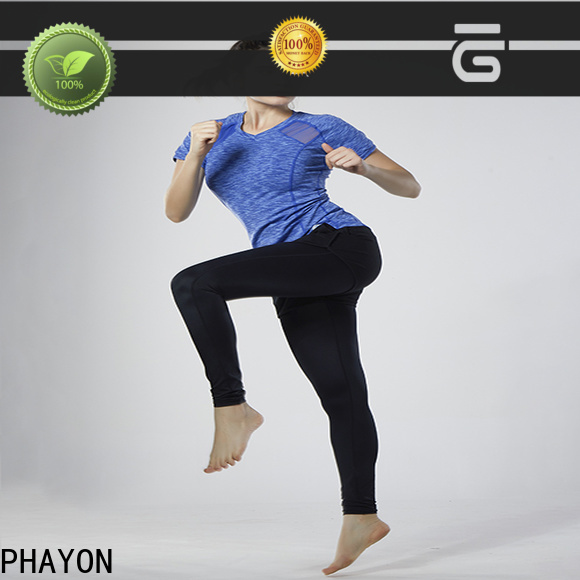 PHAYON wholesale fitness clothing jersey for women