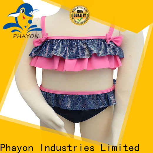 two shoulder girls bikini swimsuits factory for swimming pool