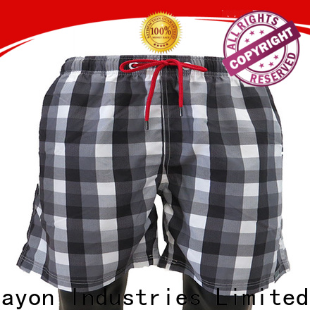 PHAYON striped beach shorts men surf beachwear for swimming pool