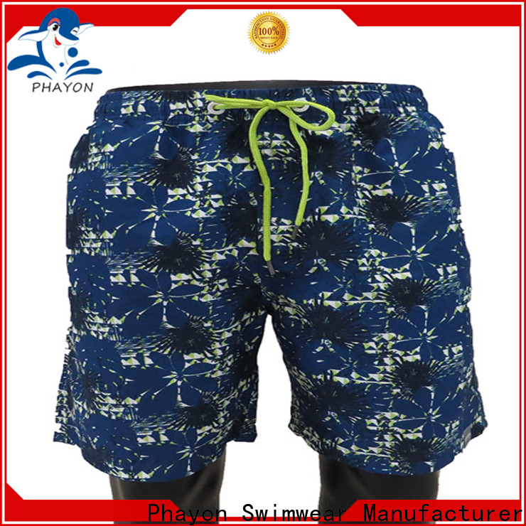 PHAYON quick dry men clothing wholesale with waist elastic design for holiday