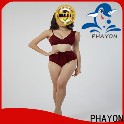 PHAYON swimwear boutique bathing suits with back hollow for swimming pool