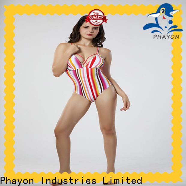 PHAYON letters print bikini wear factory for swimming pool