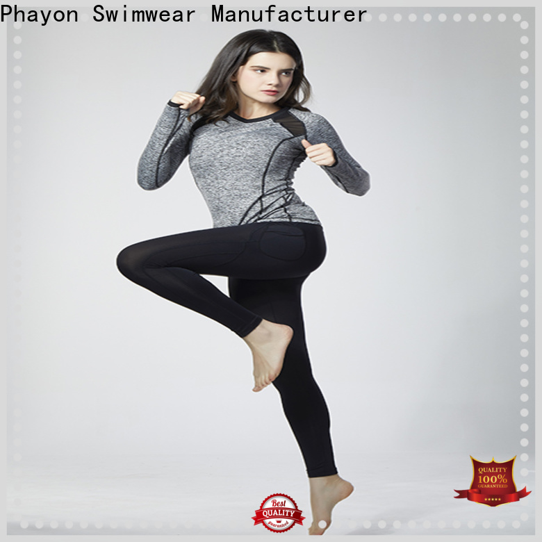 PHAYON blank cycling clothing brands yoga fitness wear for outdoor activity