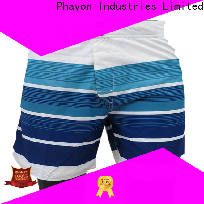 PHAYON pattern mens boardshorts sale for busniess for beach