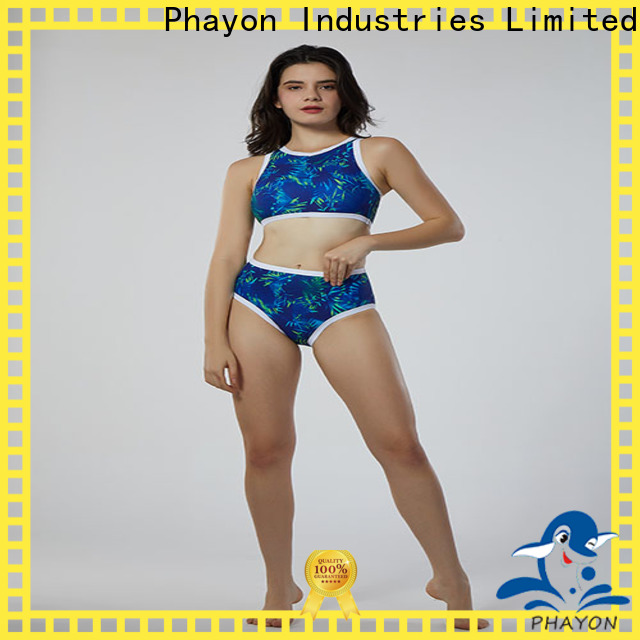 PHAYON cat pattern bikini swimsuits for busniess for swimming pool