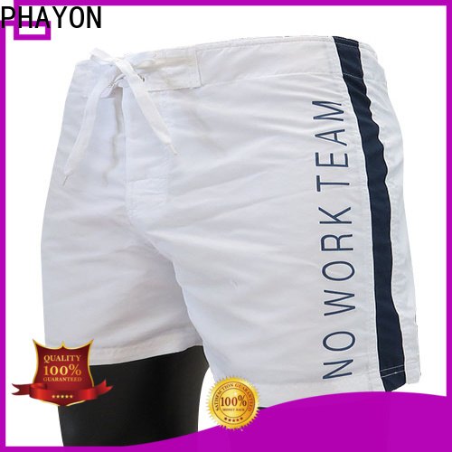 PHAYON plaid mens clothing sale pants for beach