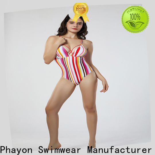 PHAYON red custom bikini with back hollow for swimming pool