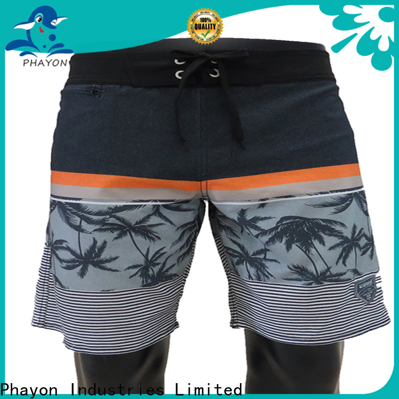 quick dry men clothing wholesale with waist elastic design for swimming pool