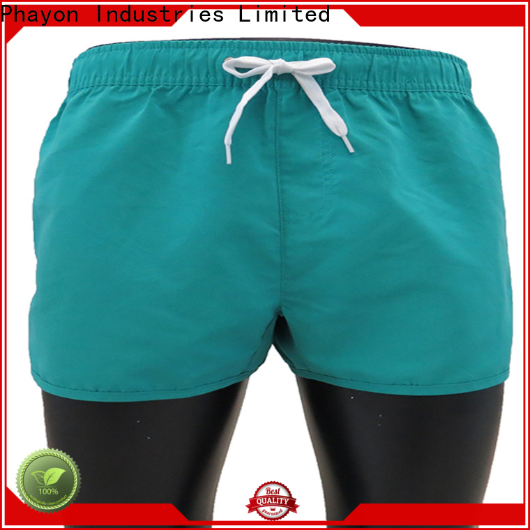 PHAYON mens board shorts with waist elastic design for beach